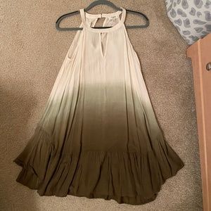 Brown Ombre Summer Dress